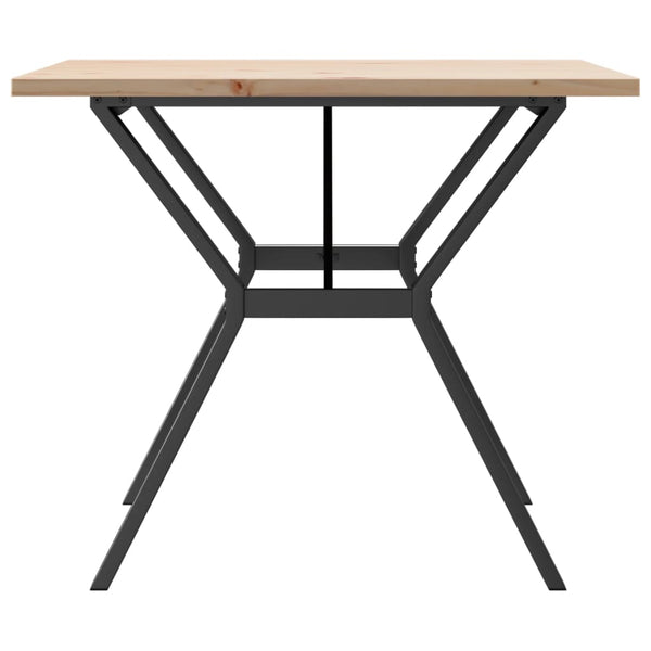 Esstisch Kiefer Massivholz Y-Gestell 90x90