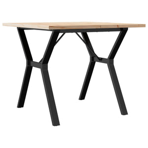 Esstisch Kiefer Massivholz Y-Gestell 90x90