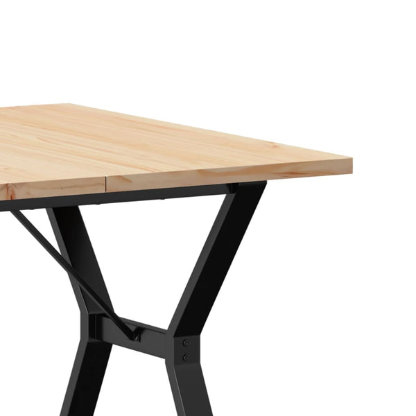 Esstisch Kiefer Massivholz Y-Gestell 90x90