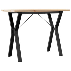 Esstisch Kiefer Massivholz & Stahl Y-Gestell