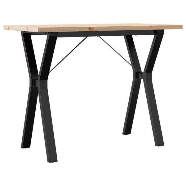 Esstisch Kiefer Massivholz & Stahl Y-Gestell