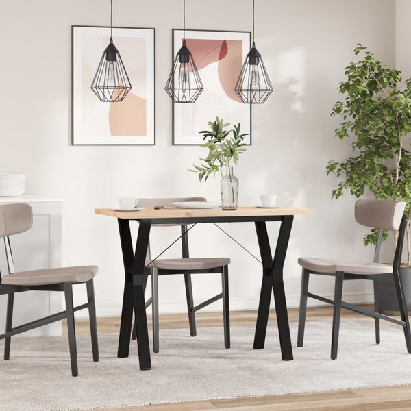 Esstisch Kiefer Massivholz & Stahl Y-Gestell