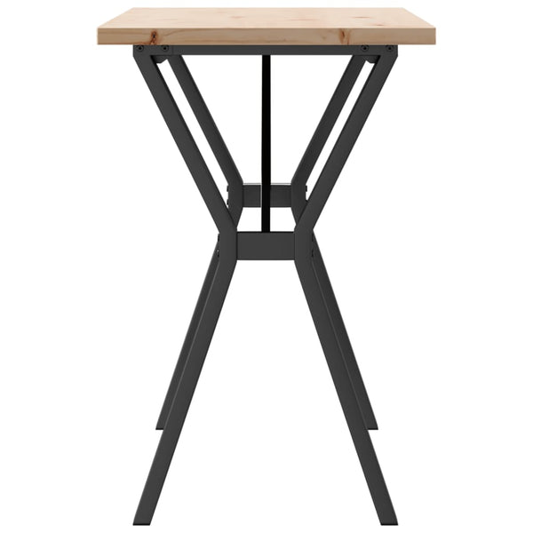 Esstisch Kiefer Massivholz & Stahl Y-Gestell