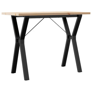 Esstisch Kiefer Massivholz & Stahl Y-Gestell
