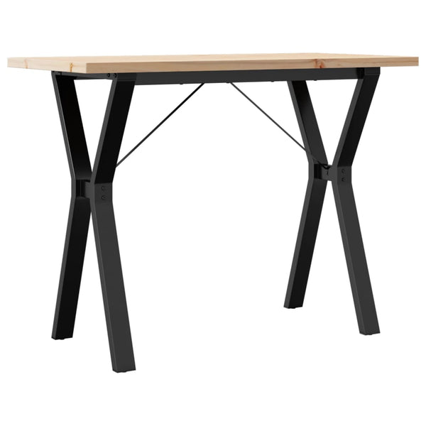 Esstisch Kiefer Massivholz & Stahl Y-Gestell