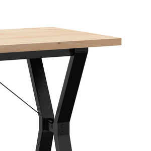 Esstisch Kiefer Massivholz & Stahl Y-Gestell