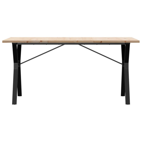 Esstisch Kiefer Massivholz & Stahl 160cm