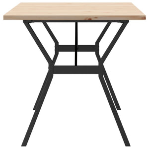 Esstisch Kiefer Massivholz & Stahl 160cm