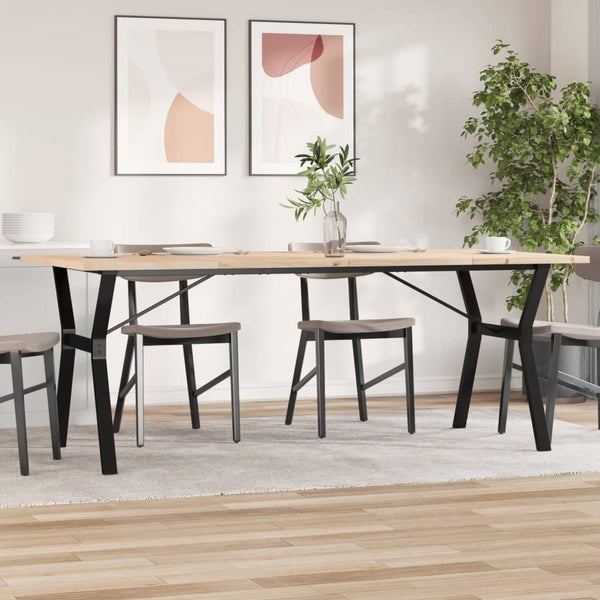Esstisch Kiefer Massivholz & Stahl Y-Gestell 200cm
