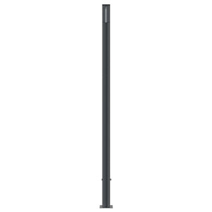 WPC Zaunelement Grau 1218x186 cm