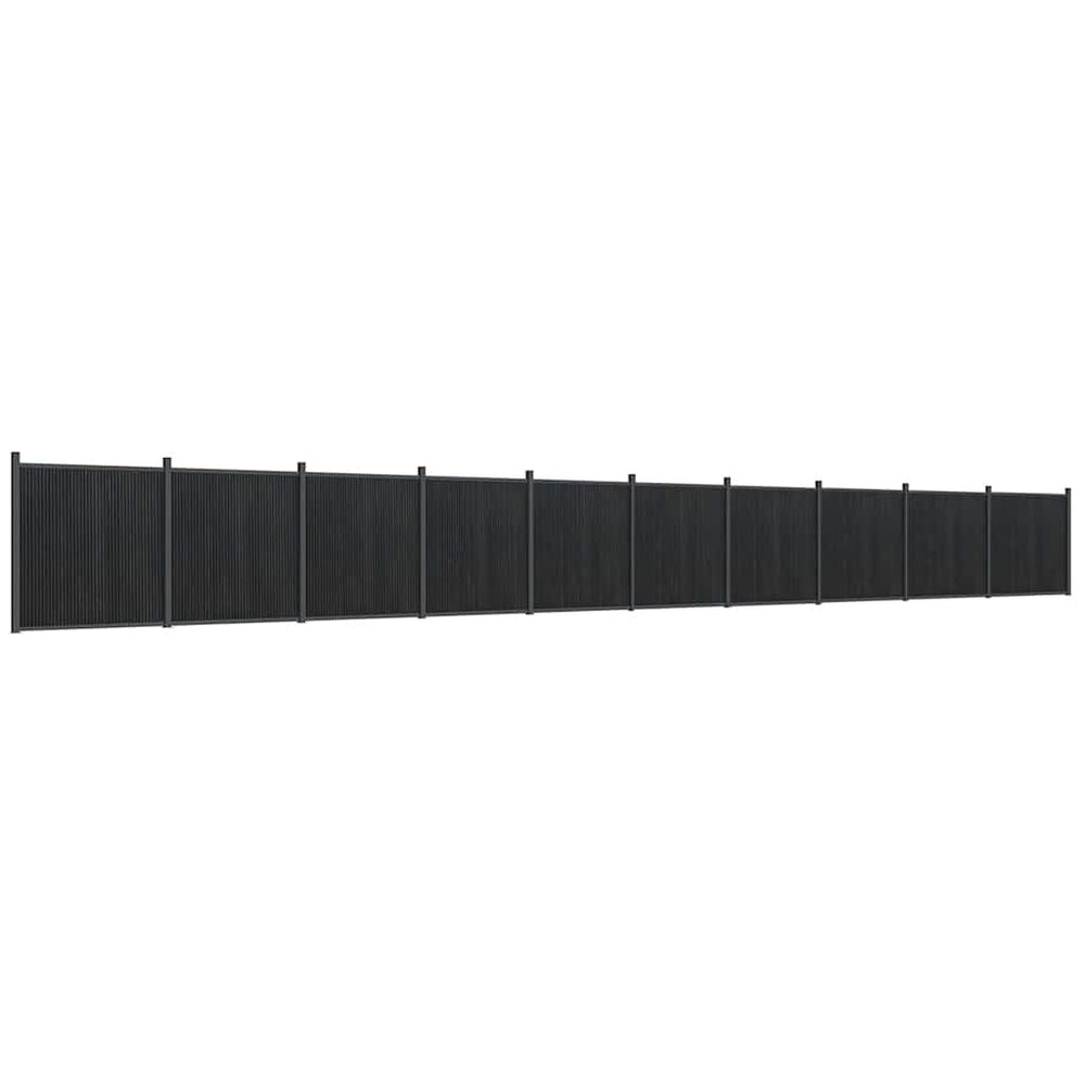 Graues WPC Zaunelement 1737x186 cm