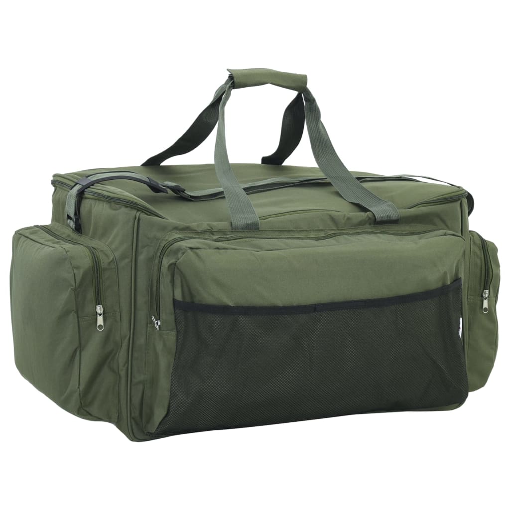 Wasserdichte Angeltasche Dunkelgrün