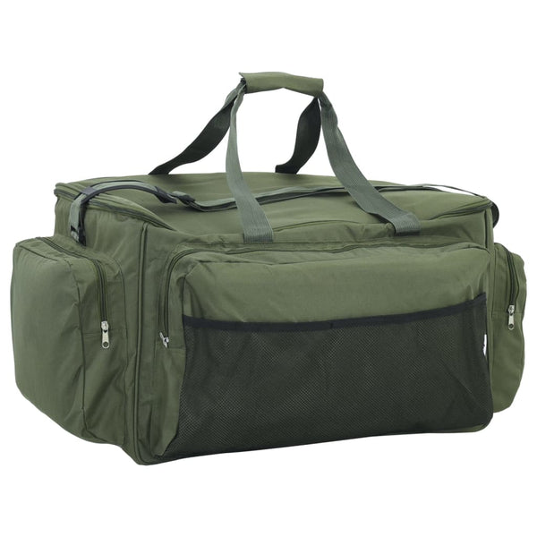 Wasserdichte Angeltasche Dunkelgrün