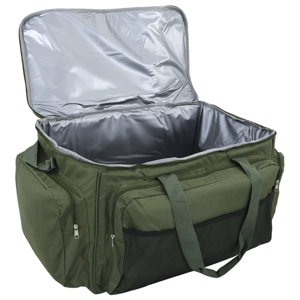Wasserdichte Angeltasche Dunkelgrün