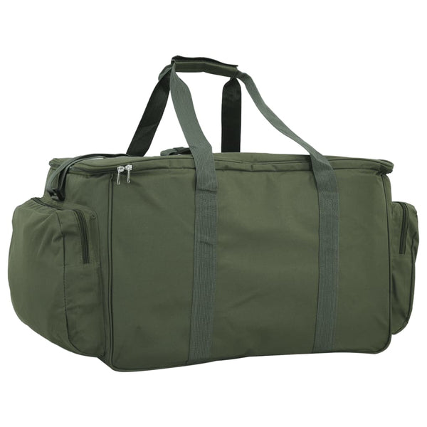 Wasserdichte Angeltasche Dunkelgrün