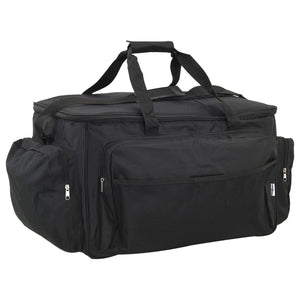 Wasserdichte Angeltasche Schwarz Oxford-Gewebe