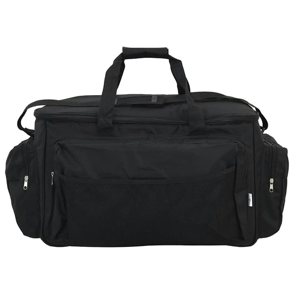 Wasserdichte Angeltasche Schwarz Oxford-Gewebe