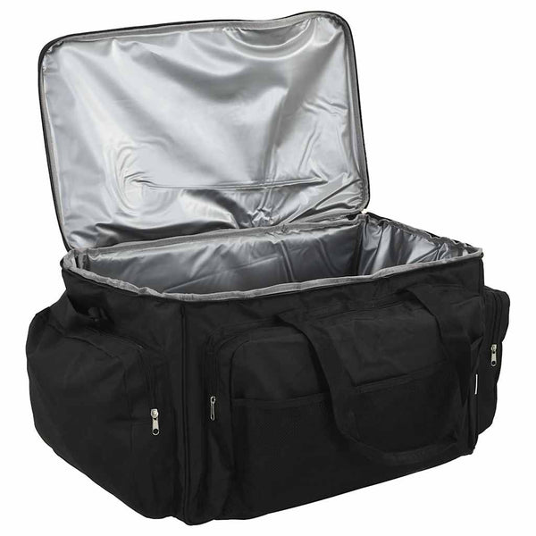 Wasserdichte Angeltasche Schwarz Oxford-Gewebe
