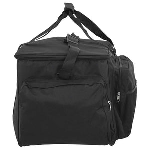 Wasserdichte Angeltasche Schwarz Oxford-Gewebe