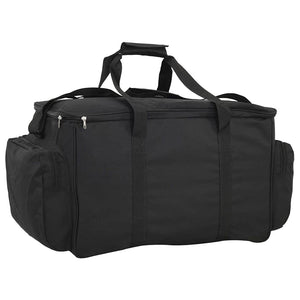 Wasserdichte Angeltasche Schwarz Oxford-Gewebe