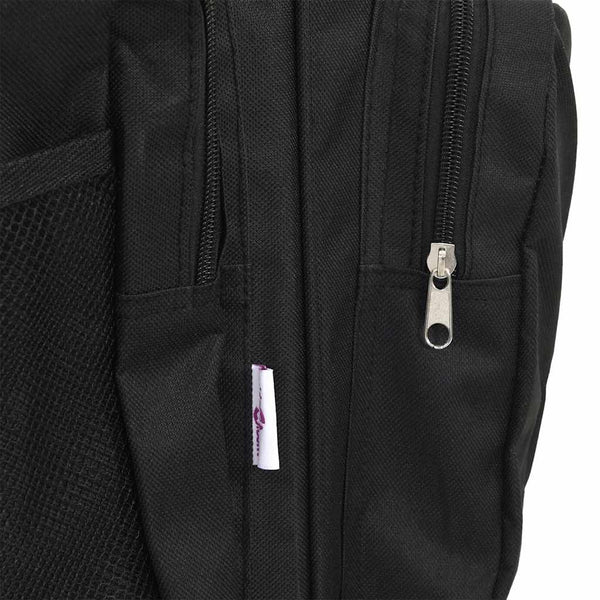 Wasserdichte Angeltasche Schwarz Oxford-Gewebe
