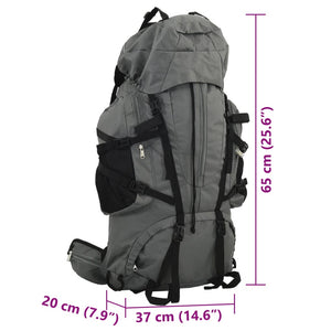 Wanderrucksack Grau 60 L