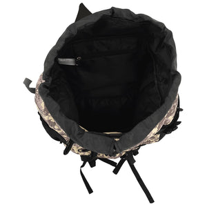 Wanderrucksack 60 L Kamelbraun Tarnfarben