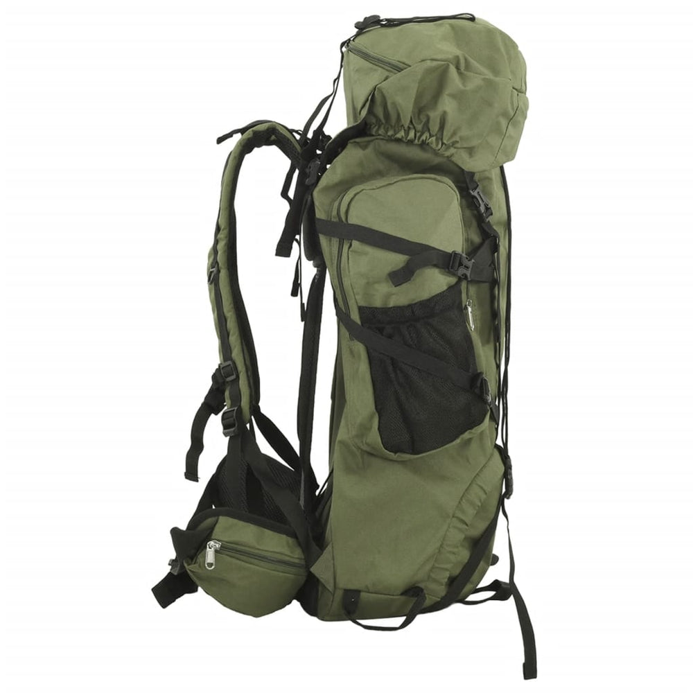Armeegrüner Wanderrucksack 60 L