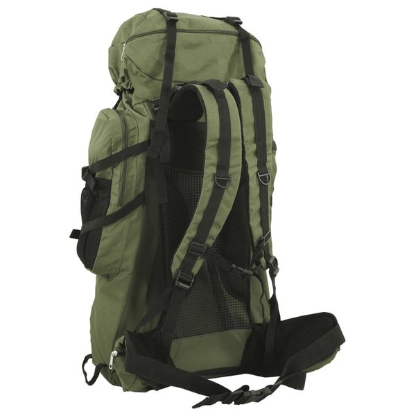 Armeegrüner Wanderrucksack 60 L