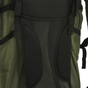 Armeegrüner Wanderrucksack 60 L