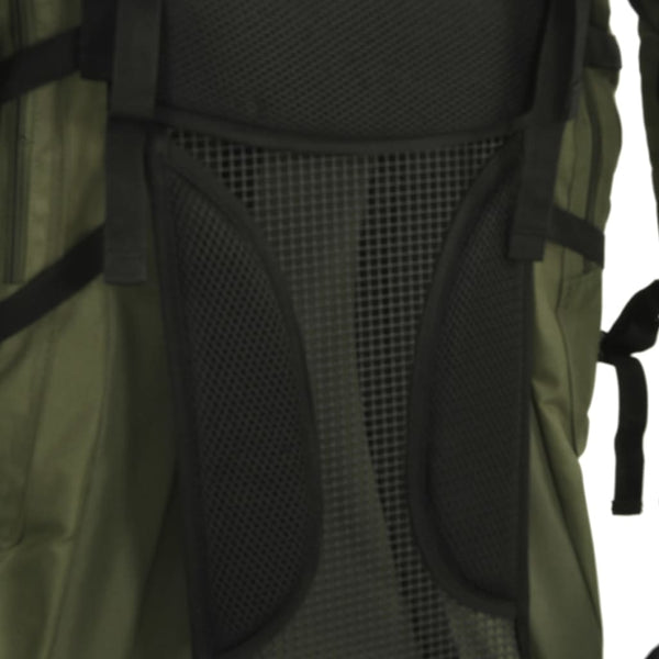 Armeegrüner Wanderrucksack 60 L