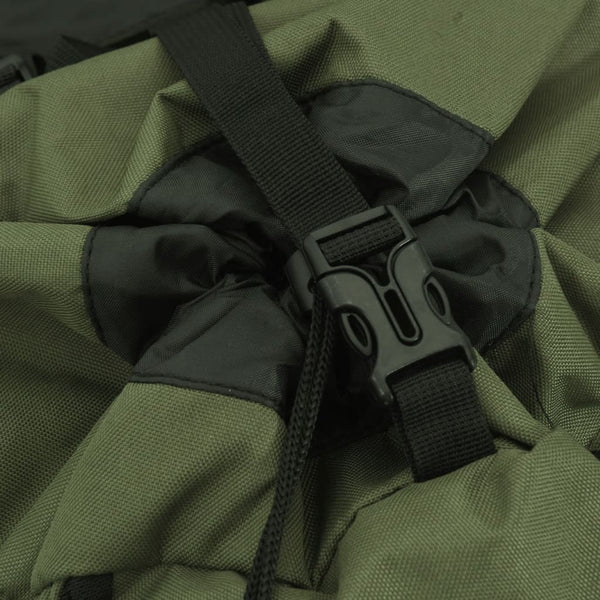 Armeegrüner Wanderrucksack 60 L