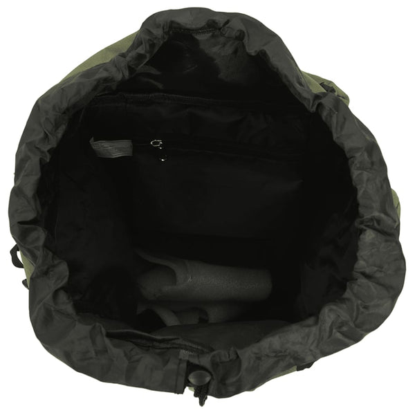 Armeegrüner Wanderrucksack 60 L