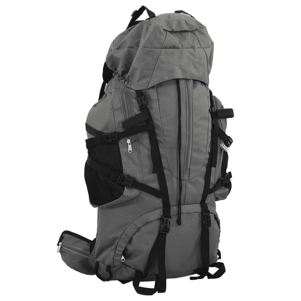 Grauer 80L Wanderrucksack