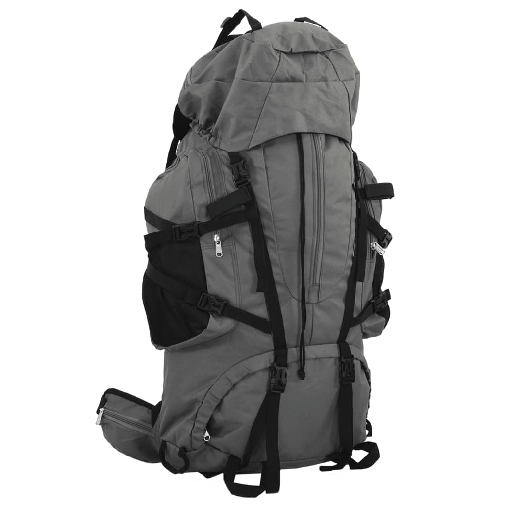 Grauer 80L Wanderrucksack