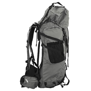 Grauer 80L Wanderrucksack