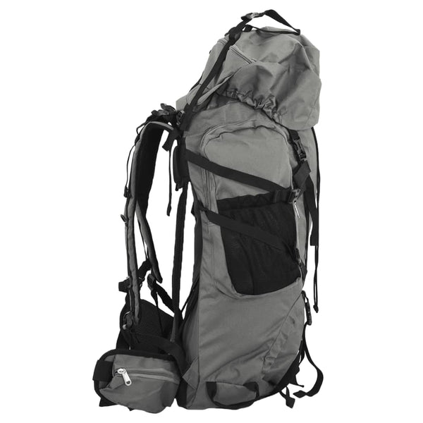 Grauer 80L Wanderrucksack