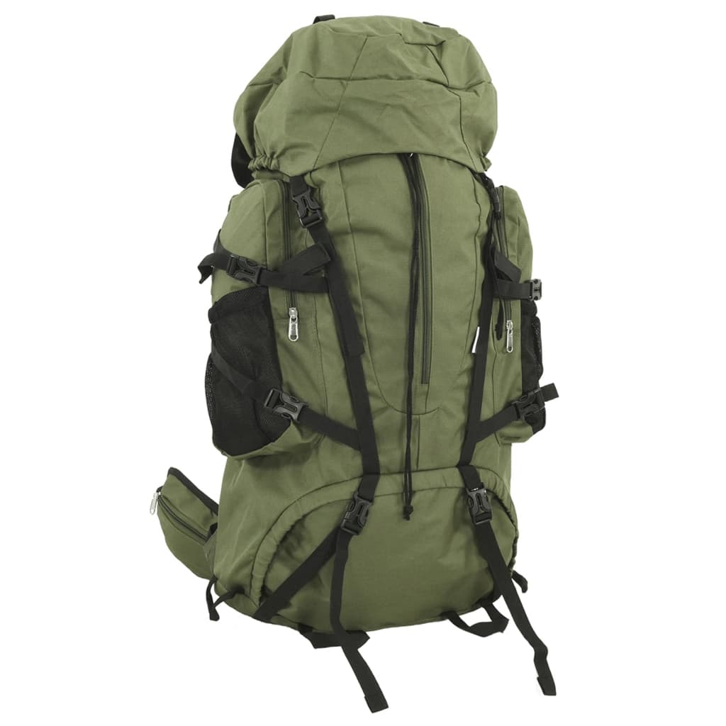 80L Armeegrüner Wanderrucksack Oxford-Gewebe