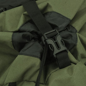 80L Armeegrüner Wanderrucksack Oxford-Gewebe