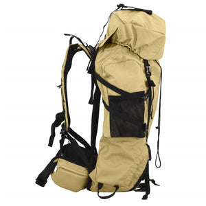 Wanderrucksack Khaki 80L Oxford-Gewebe
