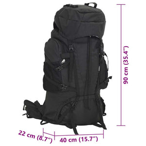Wanderrucksack Schwarz 100 L
