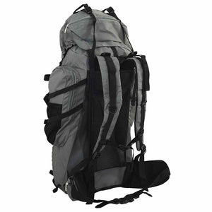 Grauer 100 L Wanderrucksack aus Oxford-Gewebe