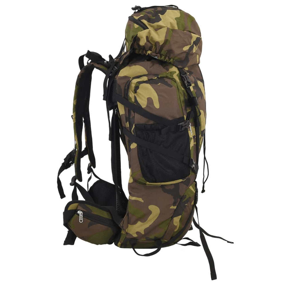 Wanderrucksack Grün Tarnfarben 100L