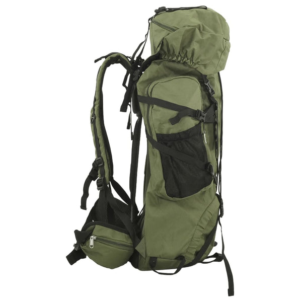 100L Armeegrüner Wanderrucksack