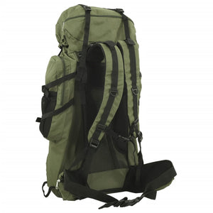 100L Armeegrüner Wanderrucksack