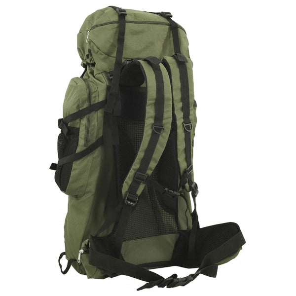 100L Armeegrüner Wanderrucksack