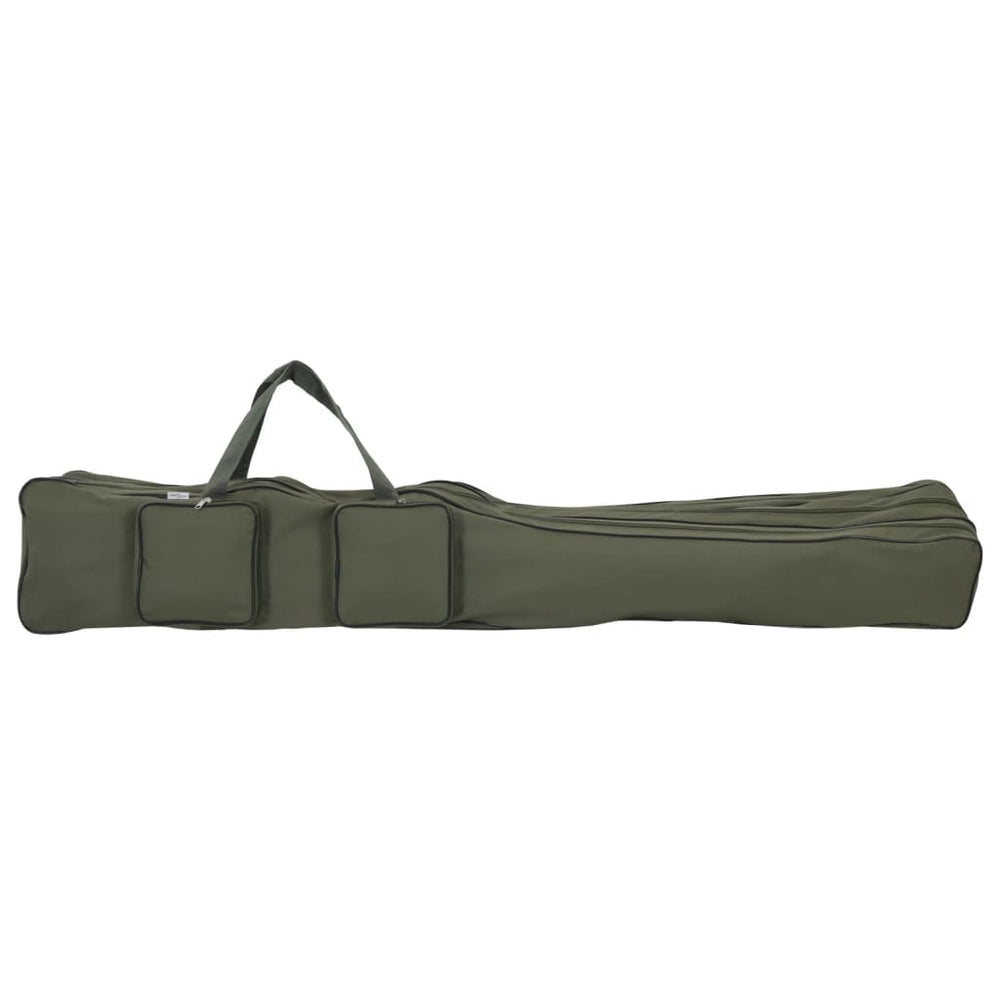vidaXL Fourre-canne à pêche vert foncé 150 cm Tissu Oxford