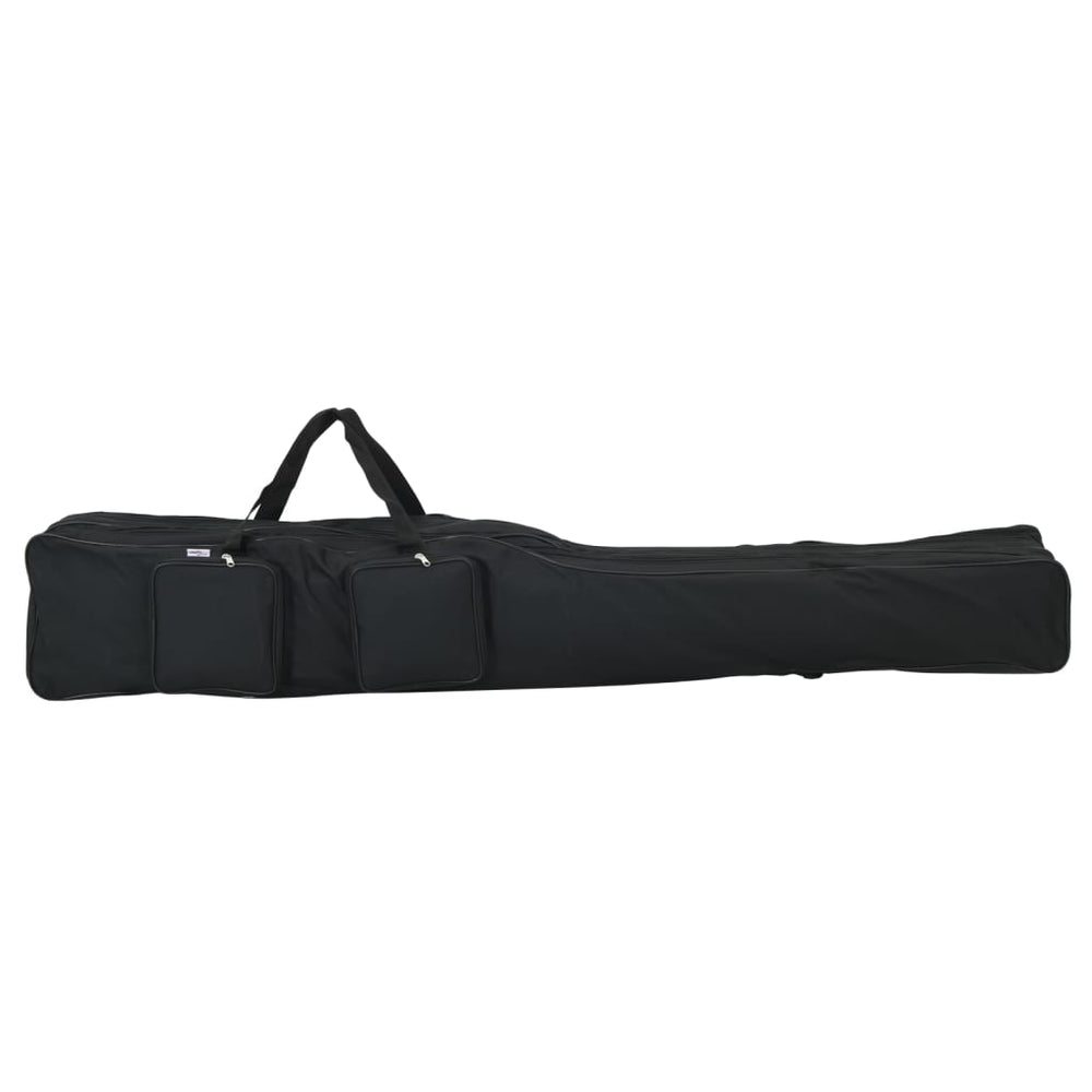 vidaXL Housse canne à pêche noire 150 cm Tissu Oxford