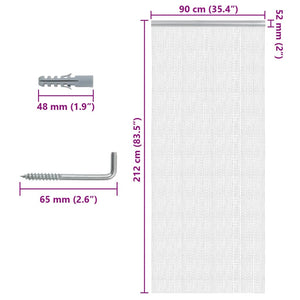 Aluminium Kettenvorhang 90x212cm