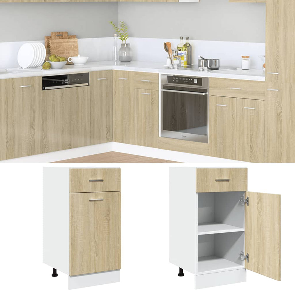 Sonoma Eiche Schubladenschrank 40 cm